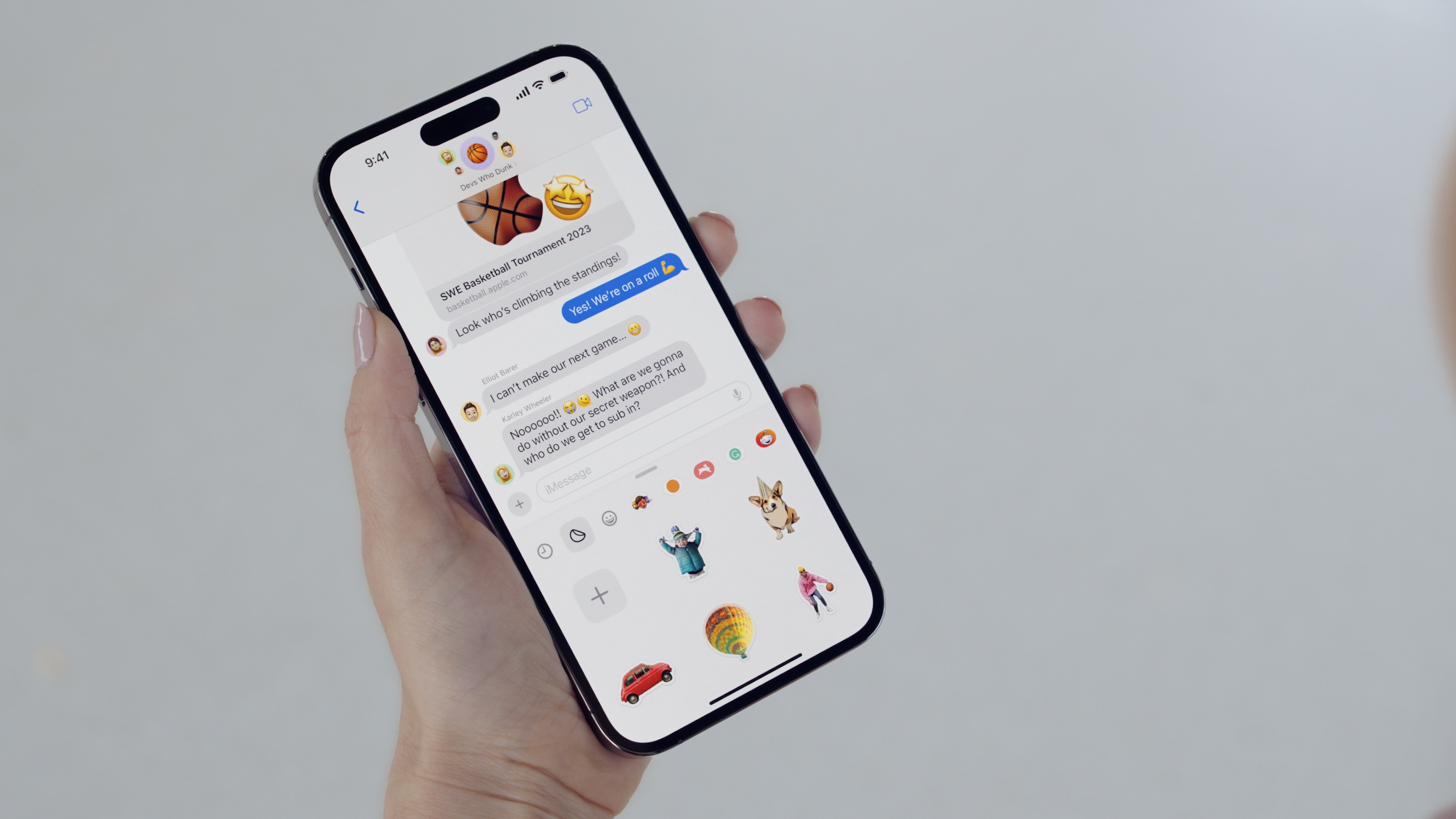iOS 17 stickers