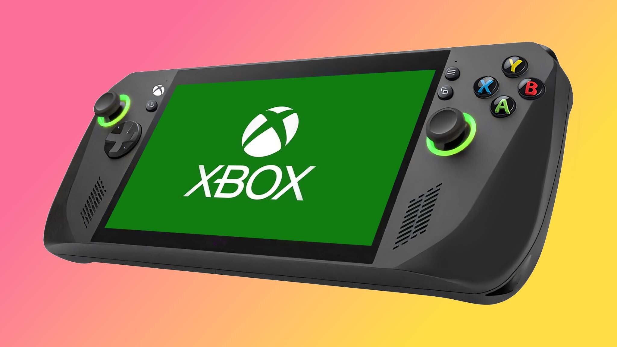 Xbox handheld mock up. 
