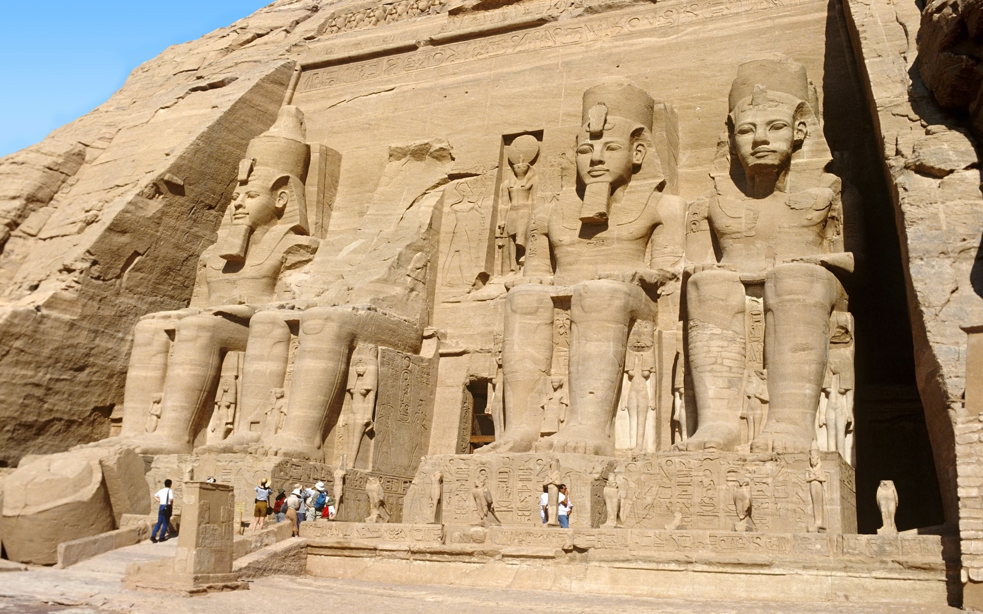 Temple of Ramesses II in Egypt