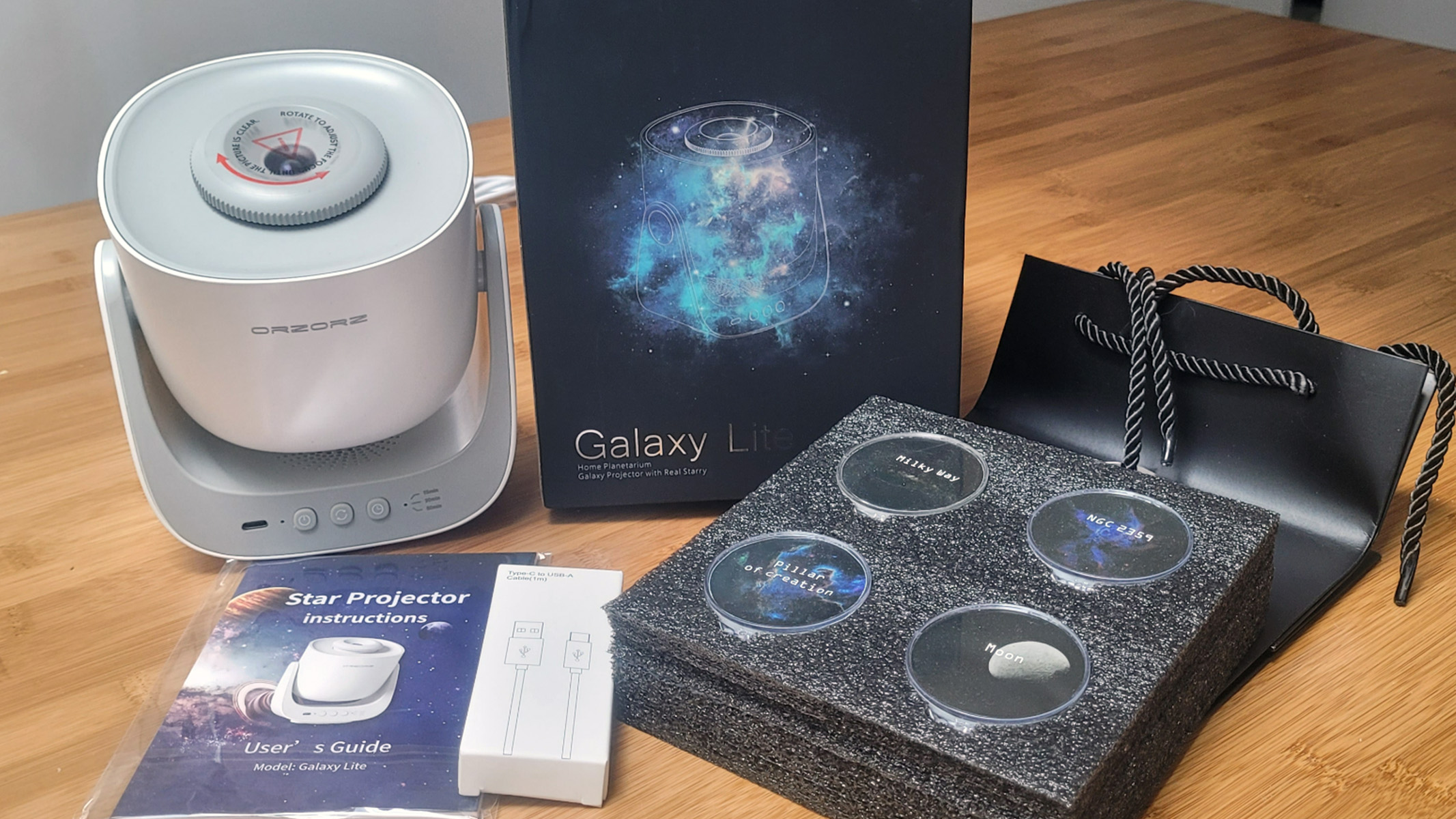 Orzorz Galaxy Lite Home Planetarium Star Projector