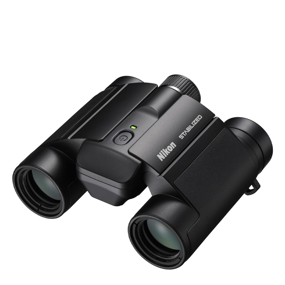 Nikon 12x25 S on a white background