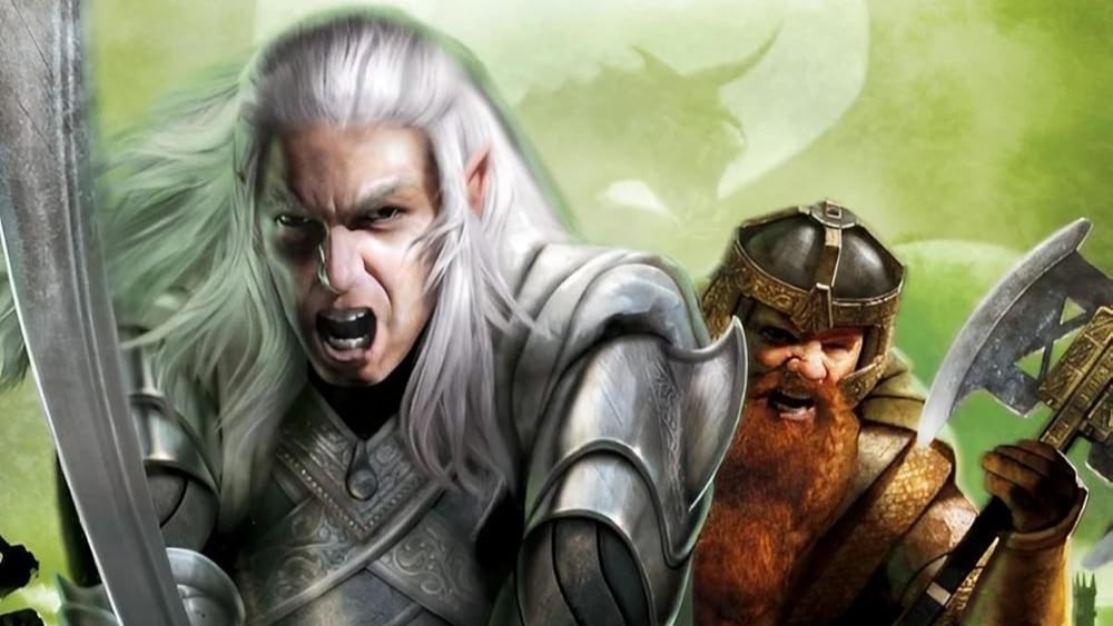 Gimli and Halsin on the cover of The Battle for Middle-earth 2