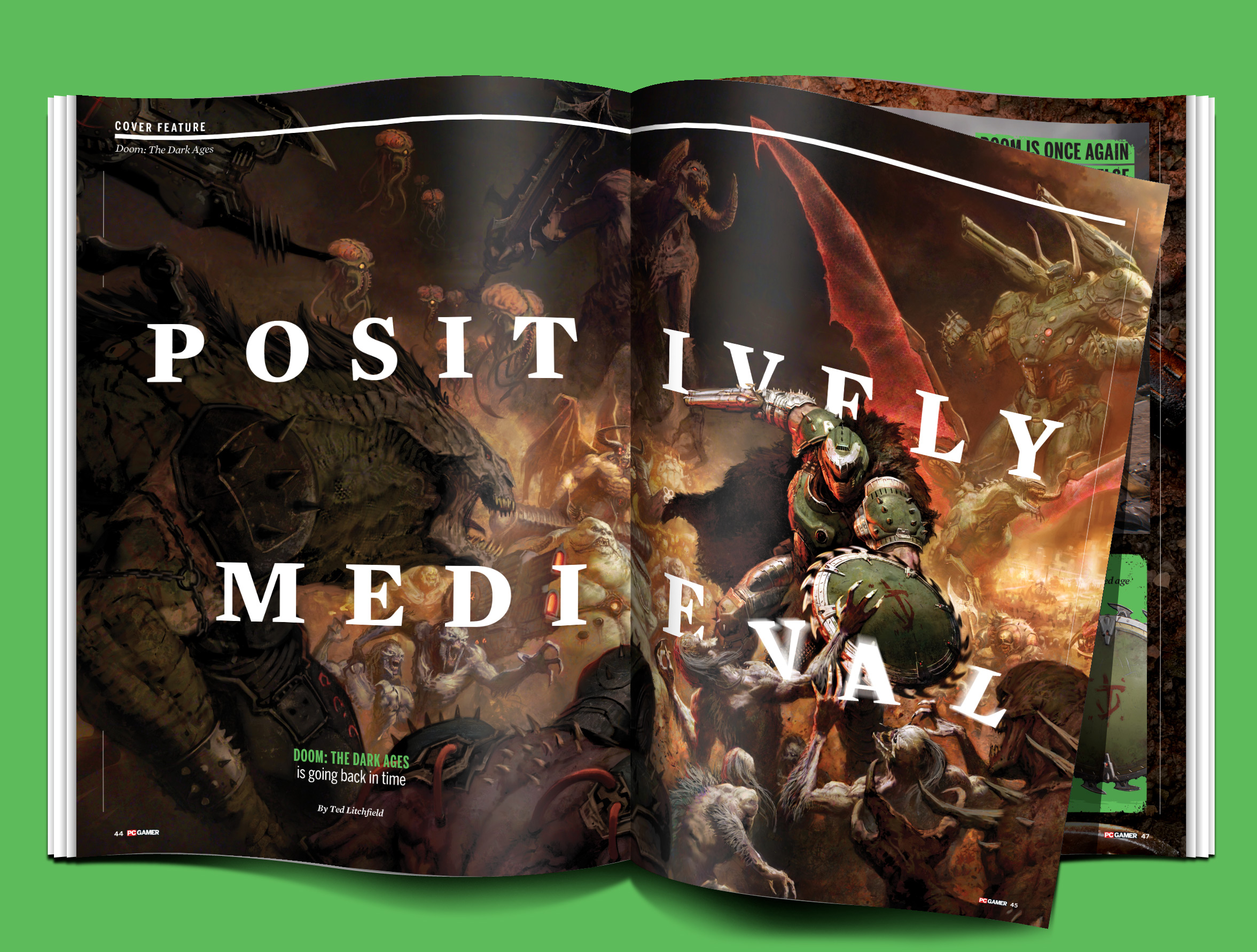 PC Gamer magazine issue 408 Doom: The Dark Ages