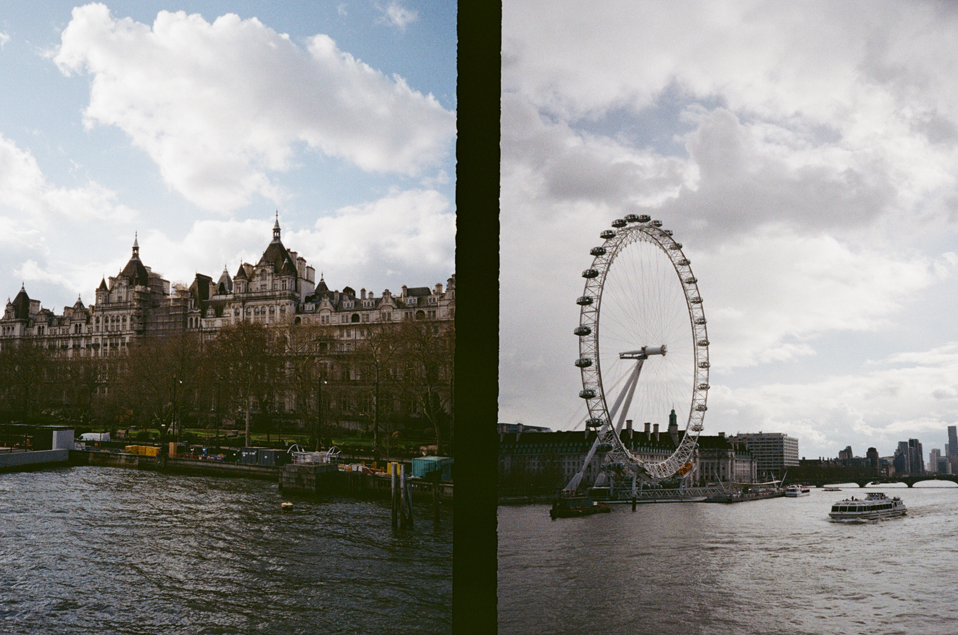 Two photos taken on a Pentax 17 half-frame film camera