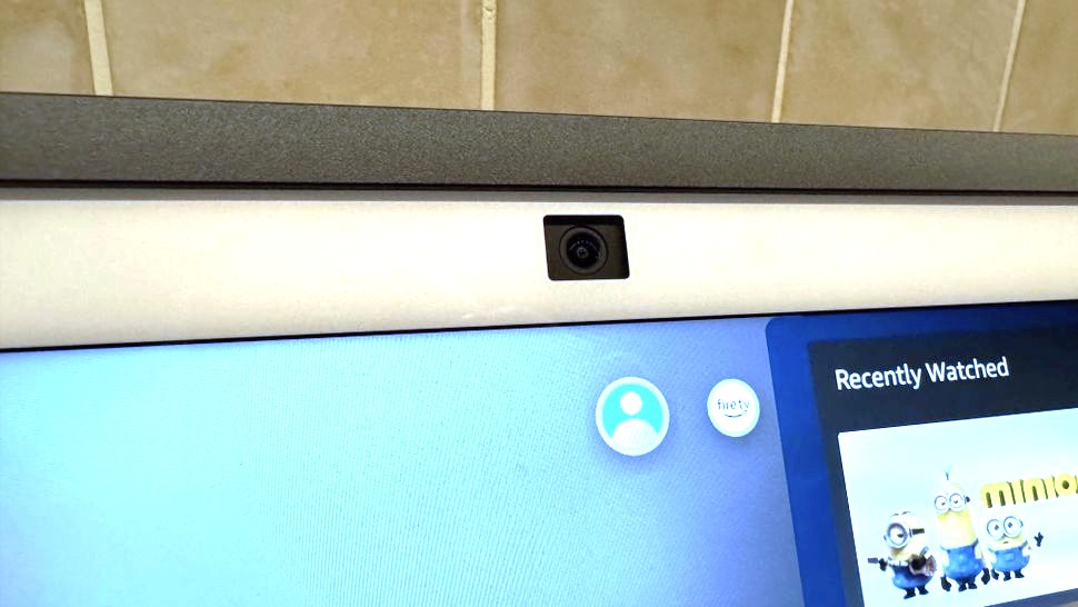 Amazon Echo Show 15 on kitchen counter