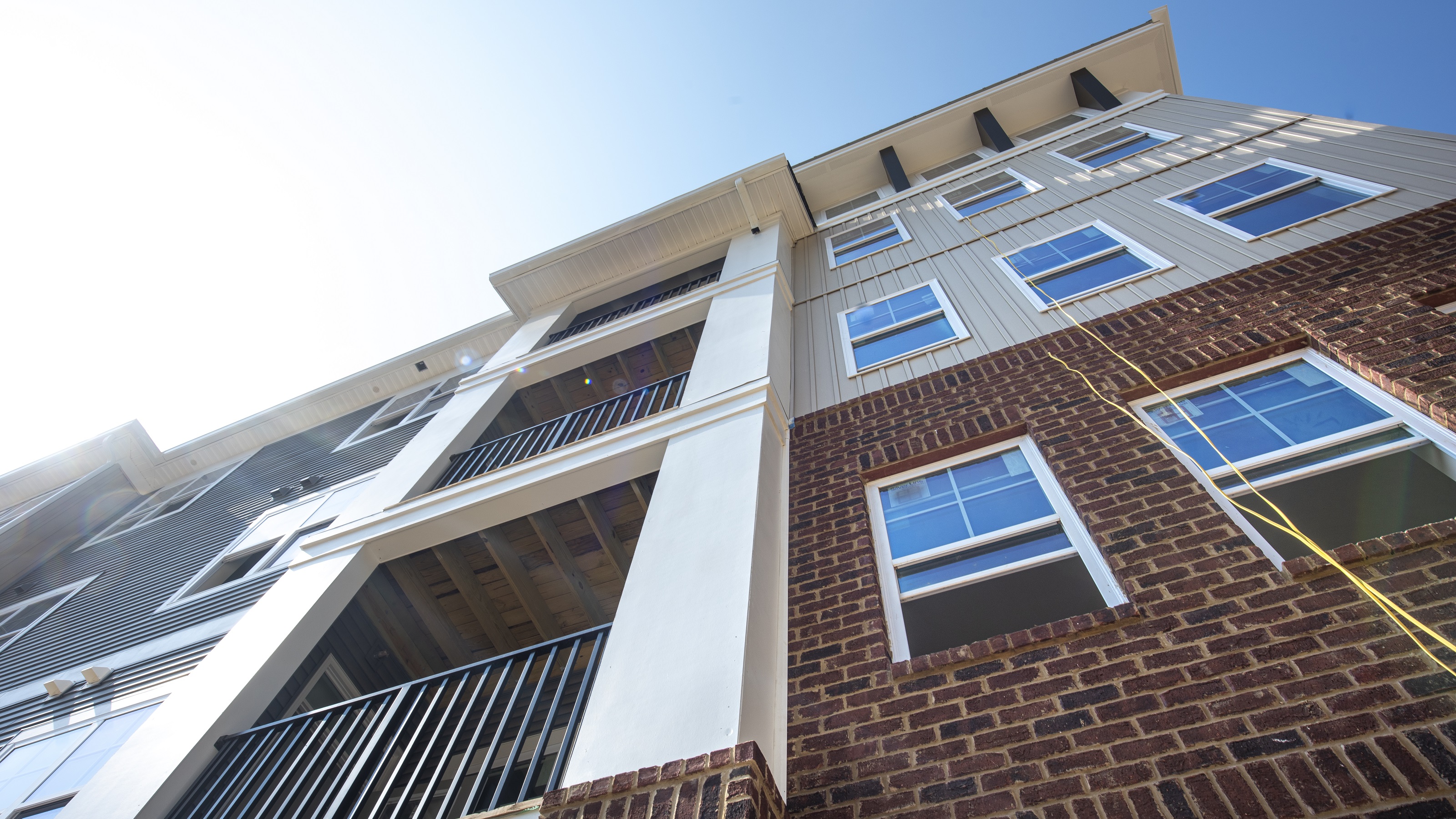 A multifamily apartment building.