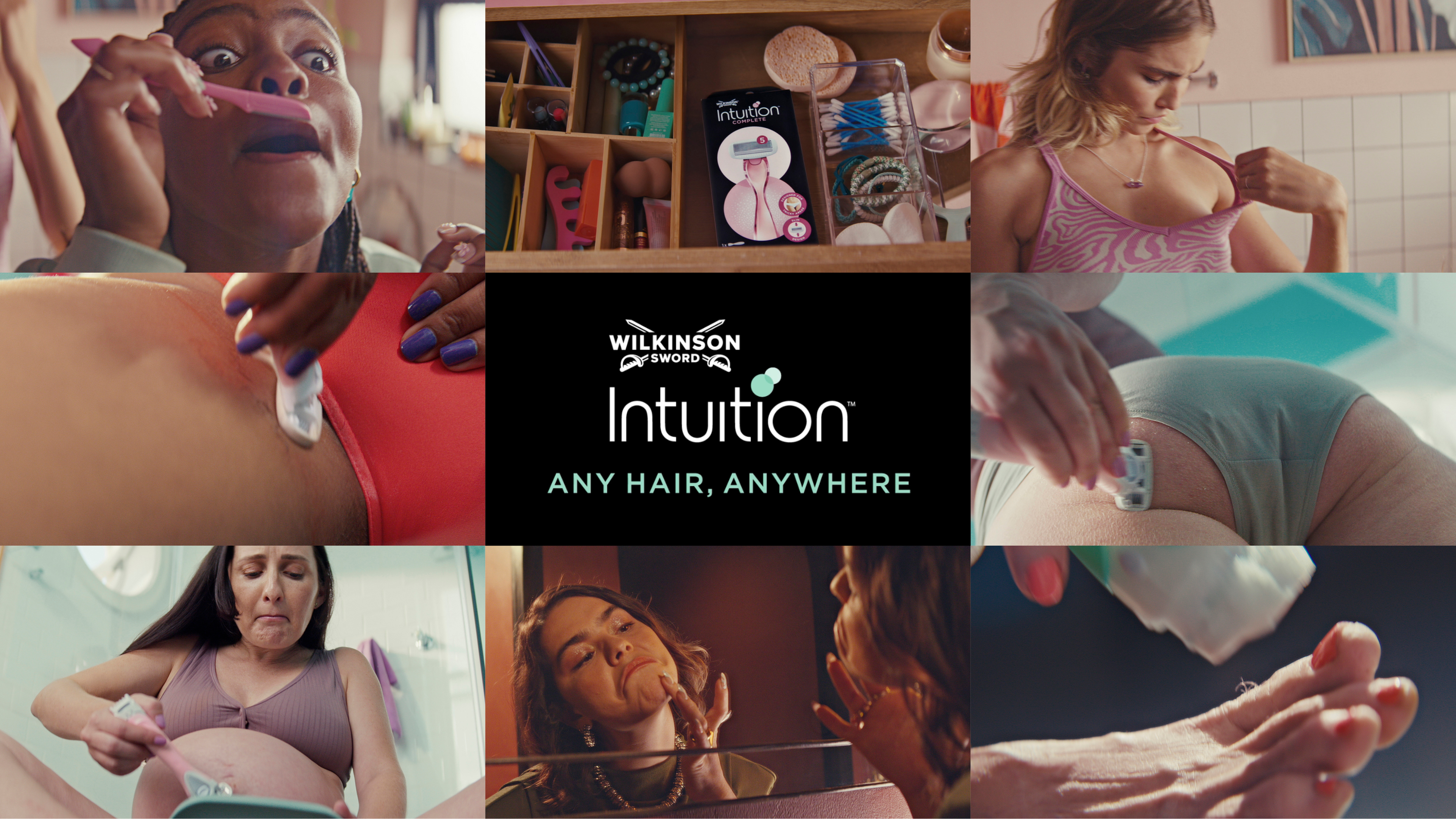 Wilkinson Sword advert images of women with razors