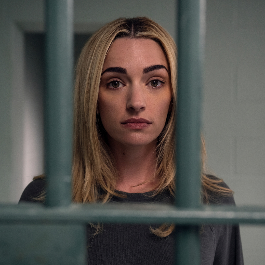 A woman is seen through prison bars, in &#039;Ginny and Georgia&#039; season 3.