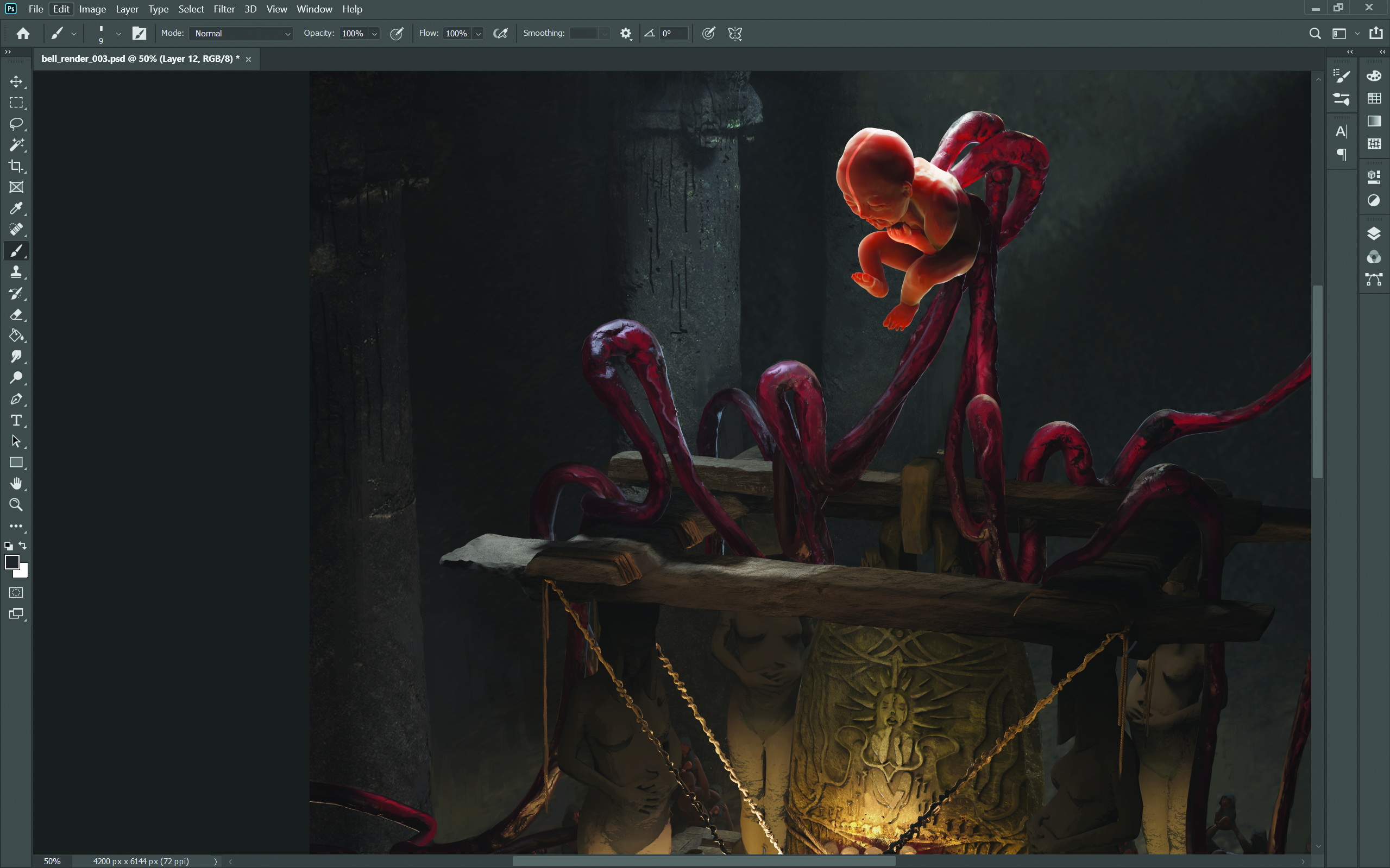 Kay Tang concept art blender tutorial