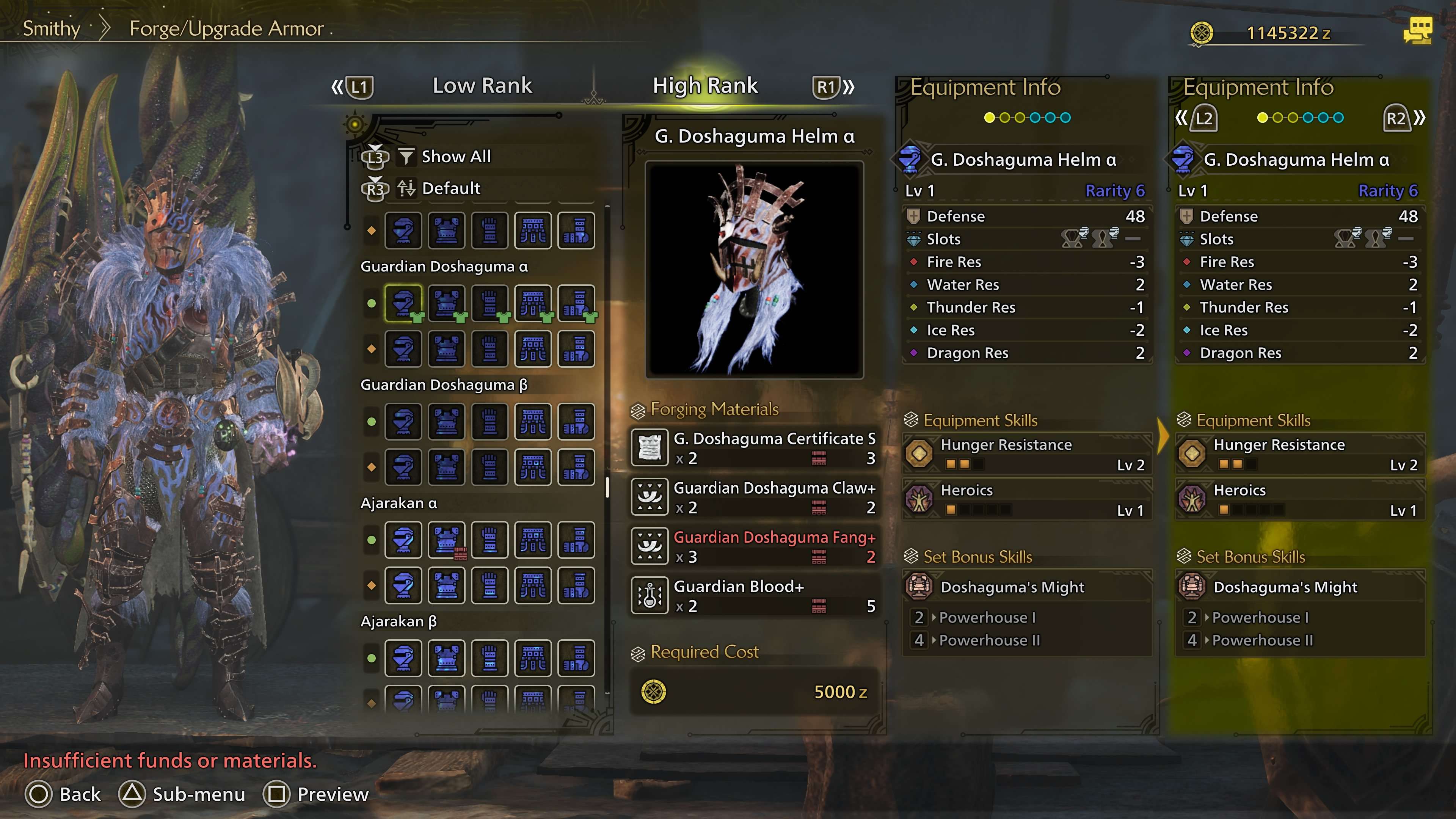 Monster Hunter Wilds High Rank lance builds