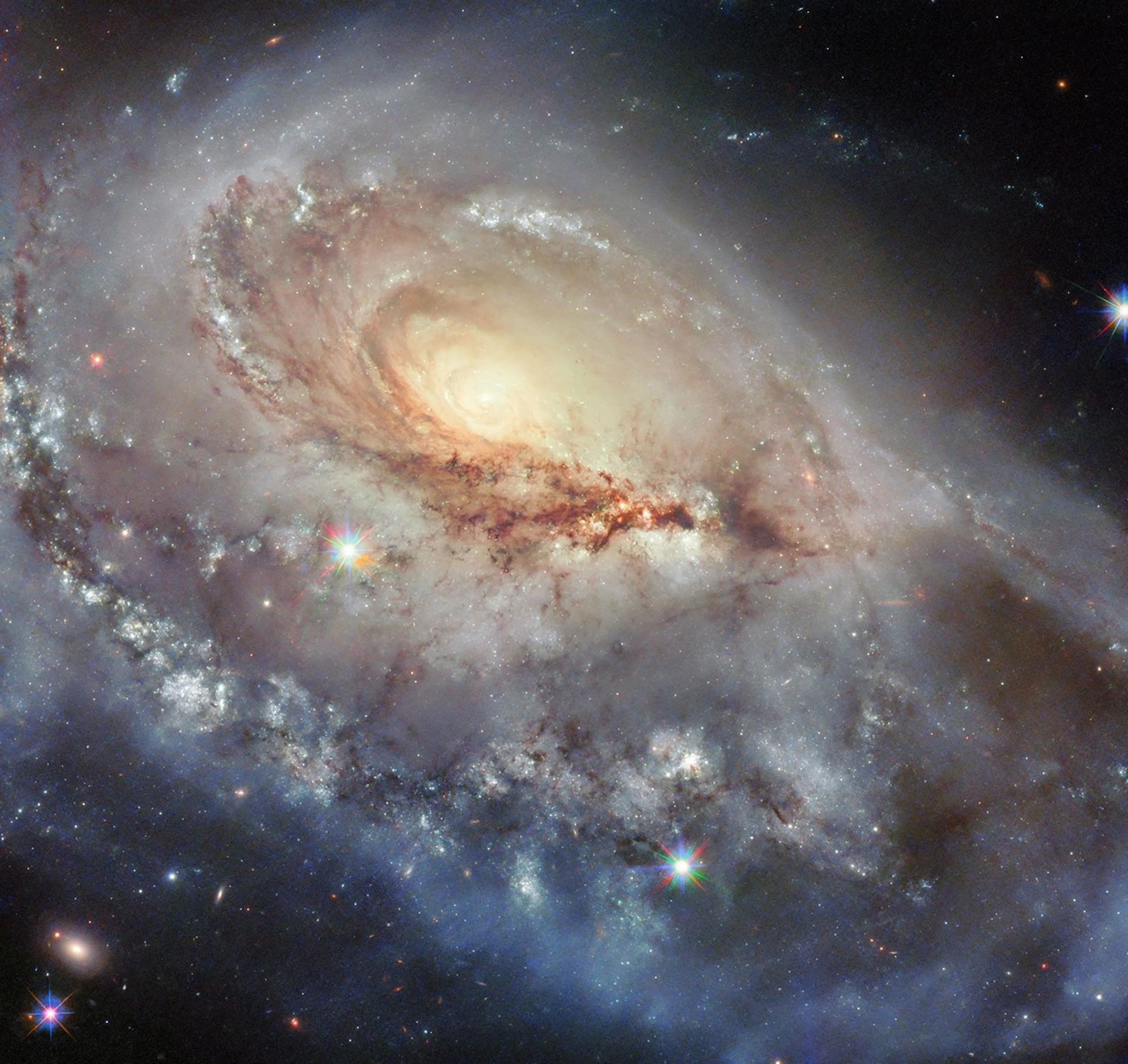 An image of a spiral galaxy