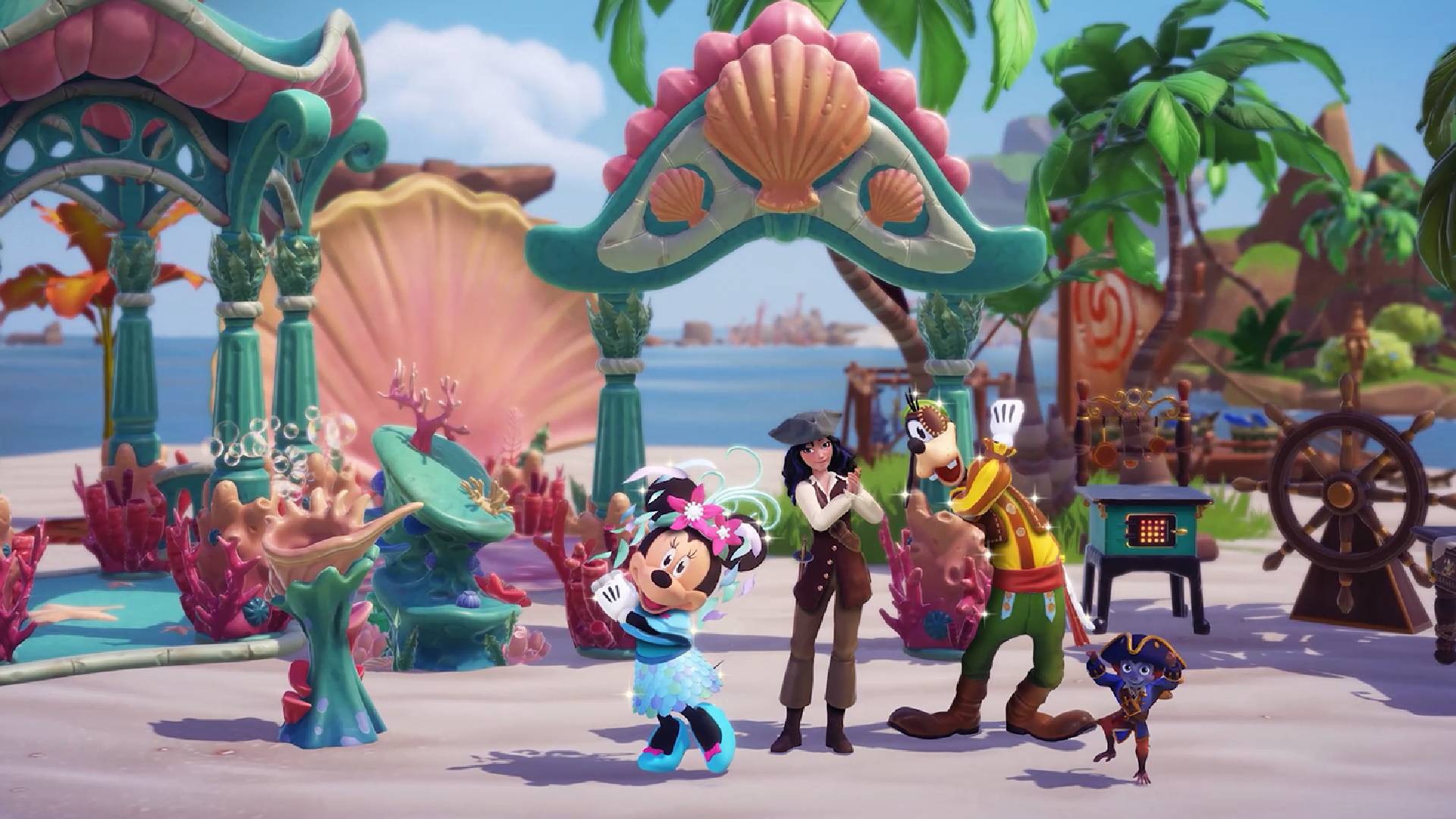 Disney Dreamlight Valley developer update screenshots including roadmap and players with new star path goodies