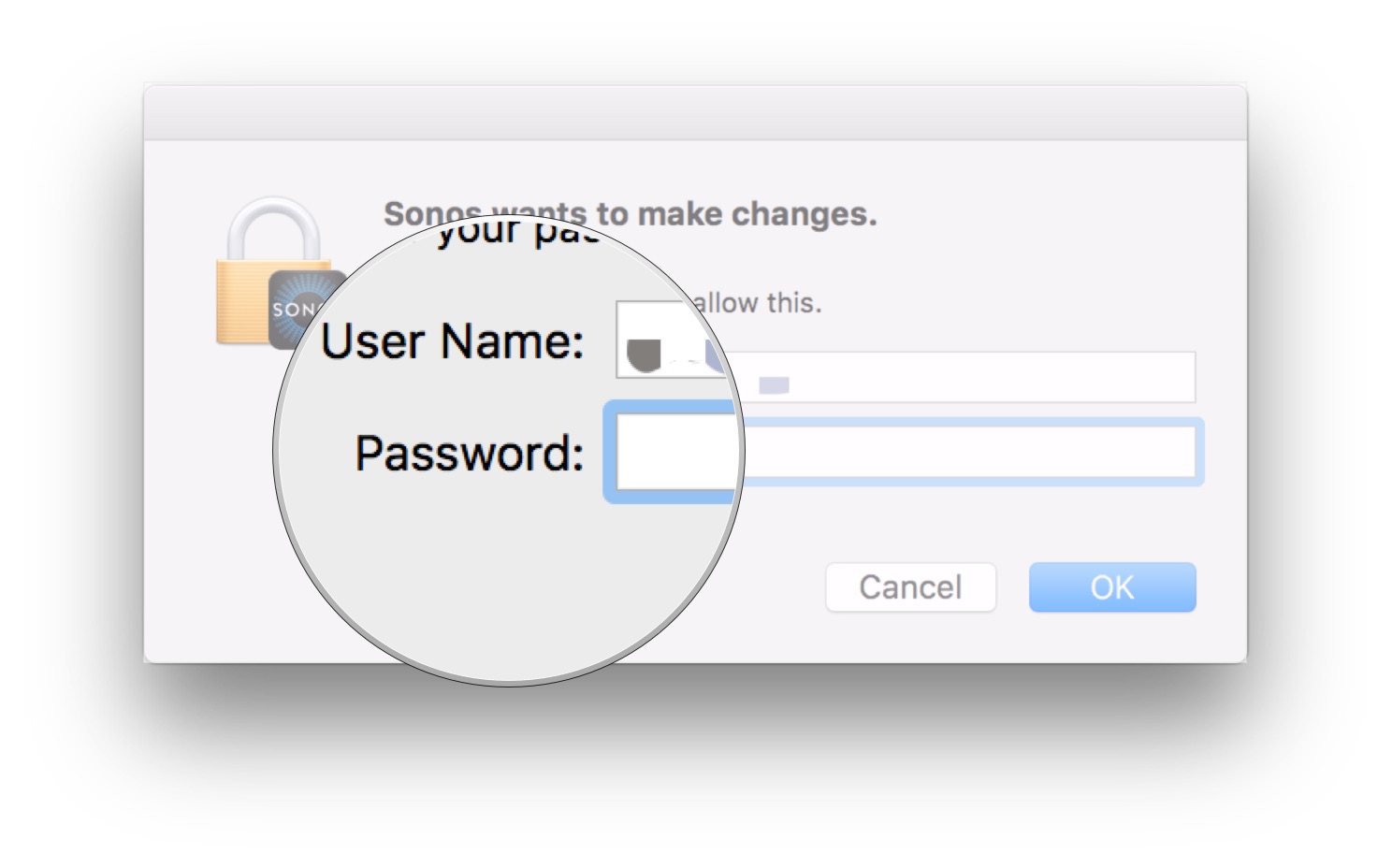 Enter password