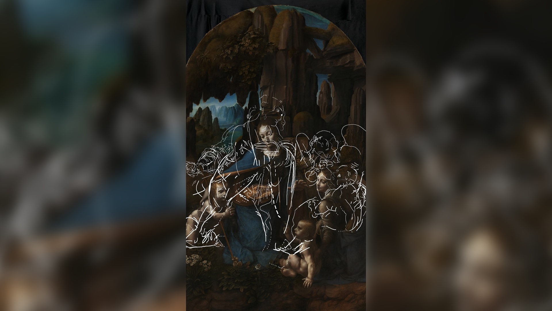 Imaging techniques have revealed another painting hiding beneath da Vinci&#039;s &quot;The Virgin of the Rocks.&quot;