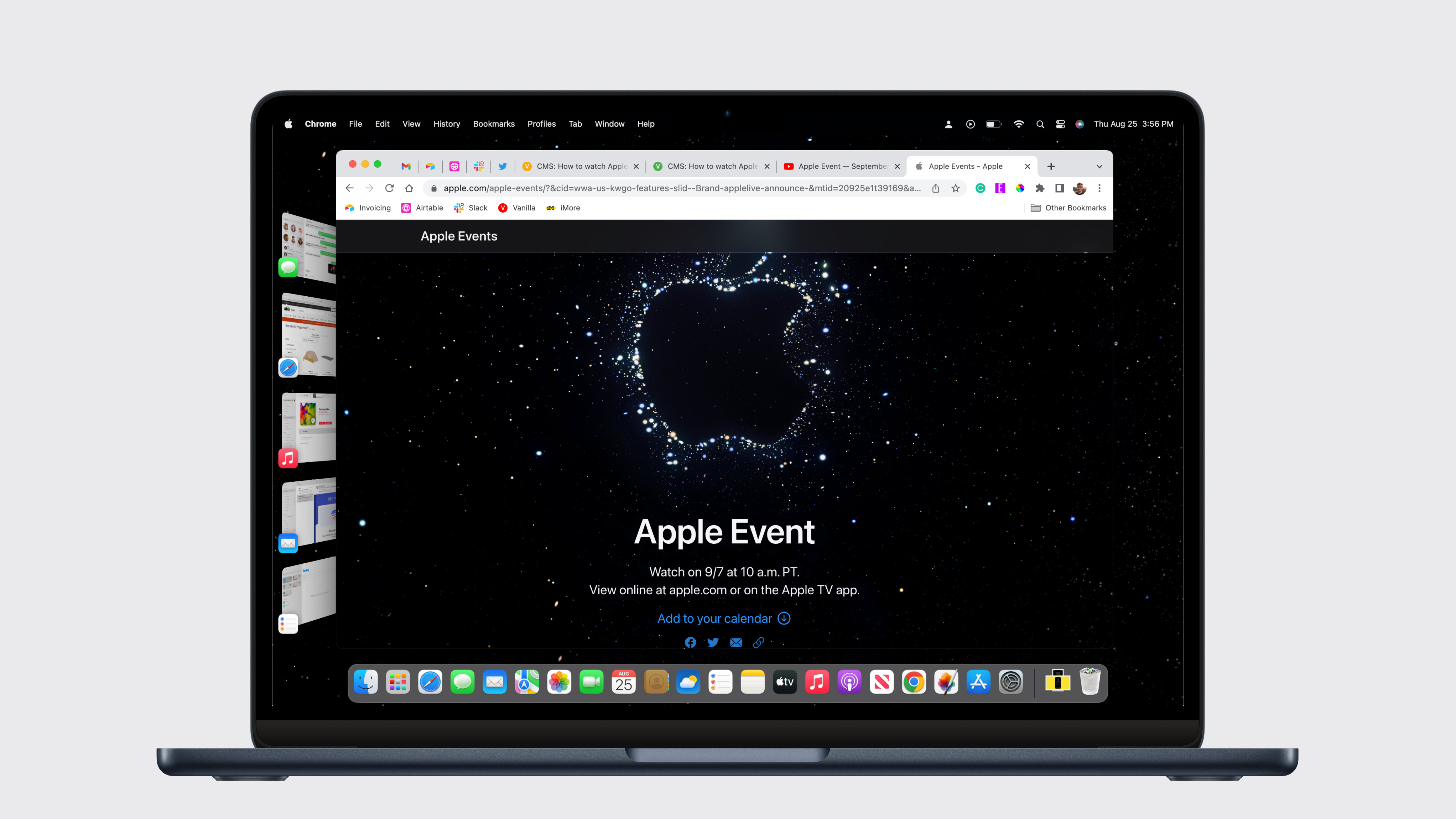 Apple Events website