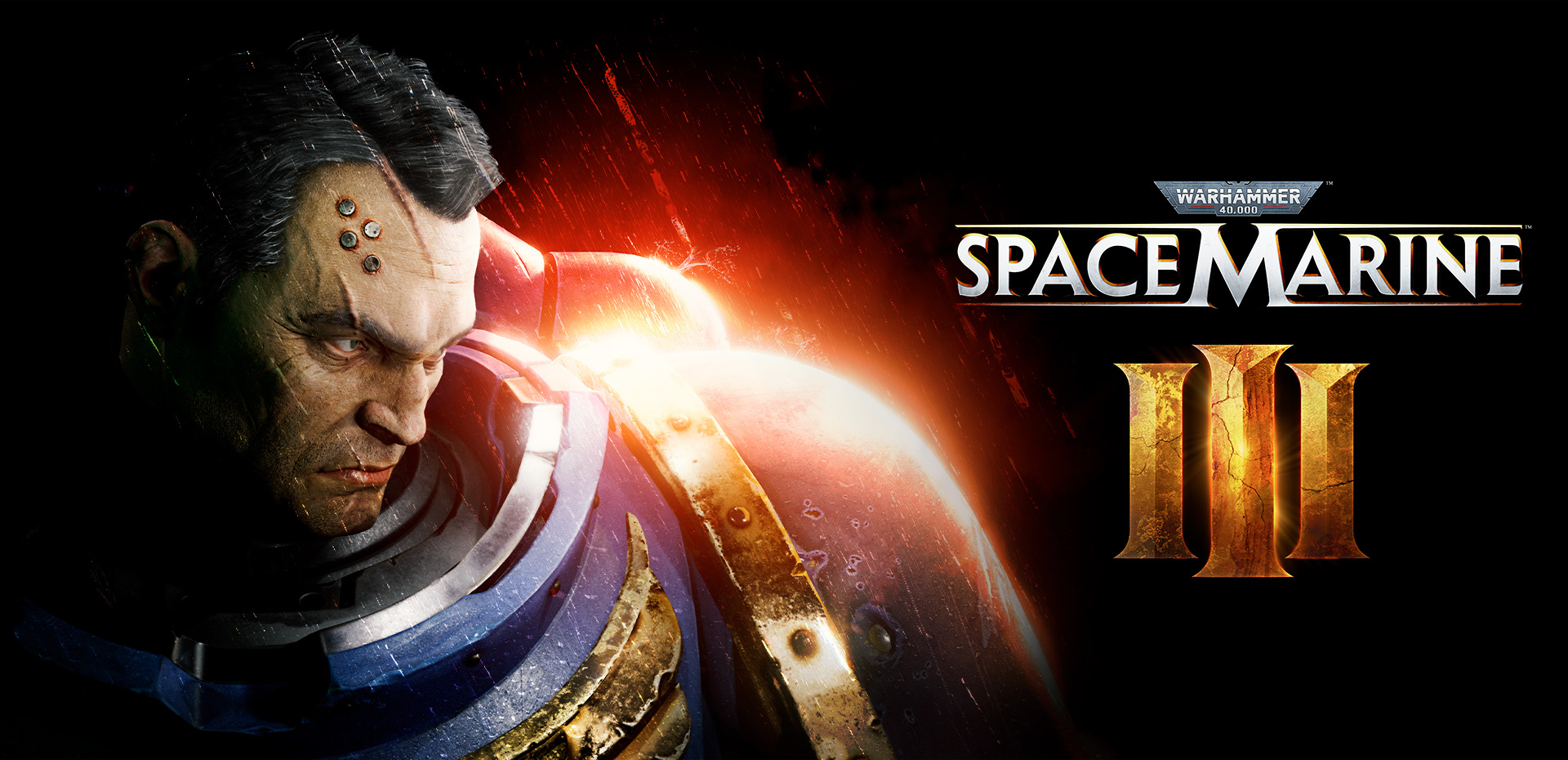 Titus in Warhammer 40,000: Space Marine 3 reveal promo image